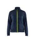 Sweatshirt Dames 3394 - Donker marineblauw/High Vis Geel