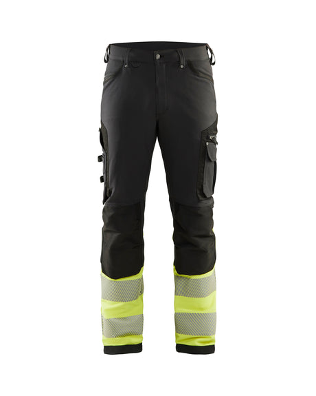 Werkbroek High-Visibility 1193 - Zwart/High Vis Geel