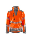 Softshell Jack High-Visibility 4491 - High Vis Oranje/Medium grijs
