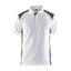 Poloshirt 3324 - Wit/Donkergrijs
