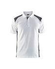 Poloshirt 3324 - Wit/Donkergrijs
