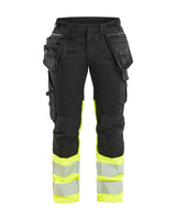 High-Visibility Werkbroek Dames 7030 - Zwart/High Vis Geel