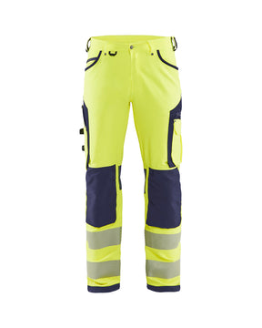 Werkbroek High-Visibility 1197 - High Vis Geel/Marineblauw