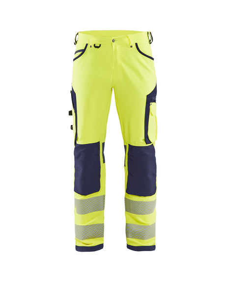 Werkbroek High-Visibility 1197 - High Vis Geel/Marineblauw
