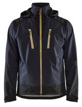 Softshell Jack 4749 - Donkerblauw/Geel