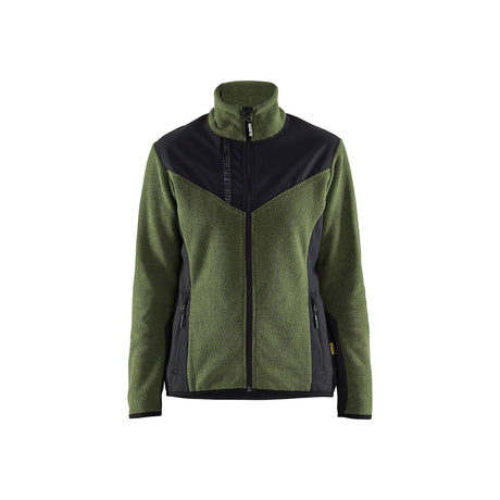 Blåkläder Dames gebreid vest met softshell Dark Slate Gray herfstgroen/zwart / XS,herfstgroen/zwart / S,herfstgroen/zwart / M,herfstgroen/zwart / L,herfstgroen/zwart / XL,herfstgroen/zwart / XXL,herfstgroen/zwart / XXXL