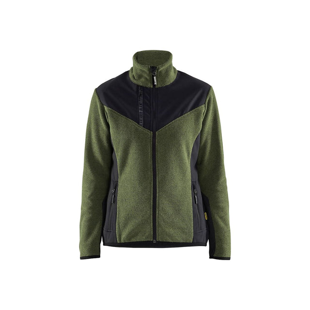 Blåkläder Dames gebreid vest met softshell Dark Slate Gray herfstgroen/zwart / XS,herfstgroen/zwart / S,herfstgroen/zwart / M,herfstgroen/zwart / L,herfstgroen/zwart / XL,herfstgroen/zwart / XXL,herfstgroen/zwart / XXXL