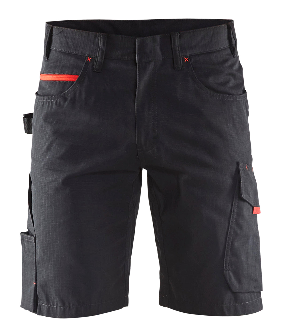 Korte Werkbroek 1499 - Zwart/Rood