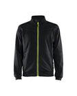 Sweatshirt met rits 3362 - Zwart/High Vis Geel
