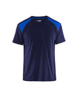 T-shirt Industrie 3379 - Marineblauw/Korenblauw