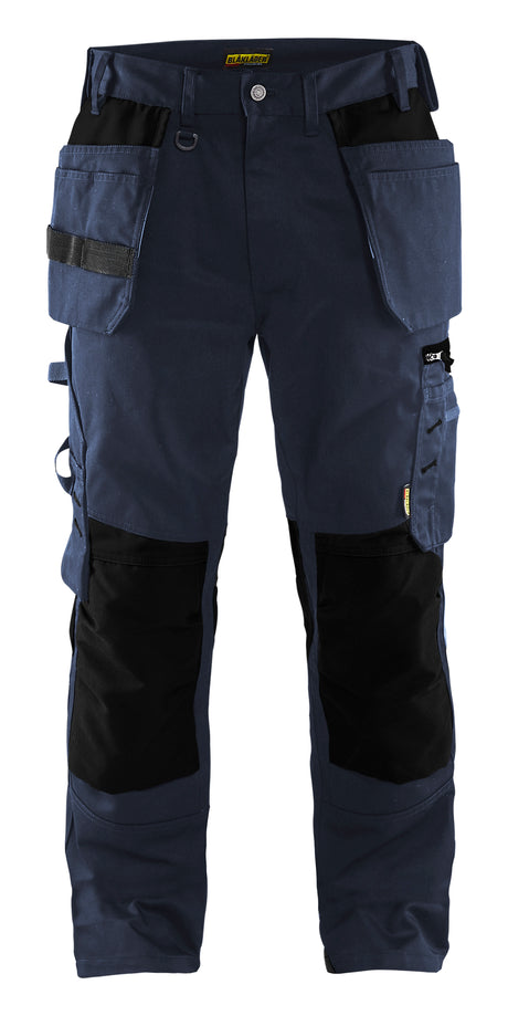 Werkbroek met gereedschapszakken 1555 - Donker marineblauw/Zwart
