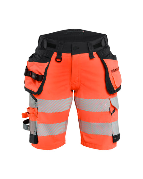 High-Visibility Short Dames 7020 - High Vis Rood/Zwart