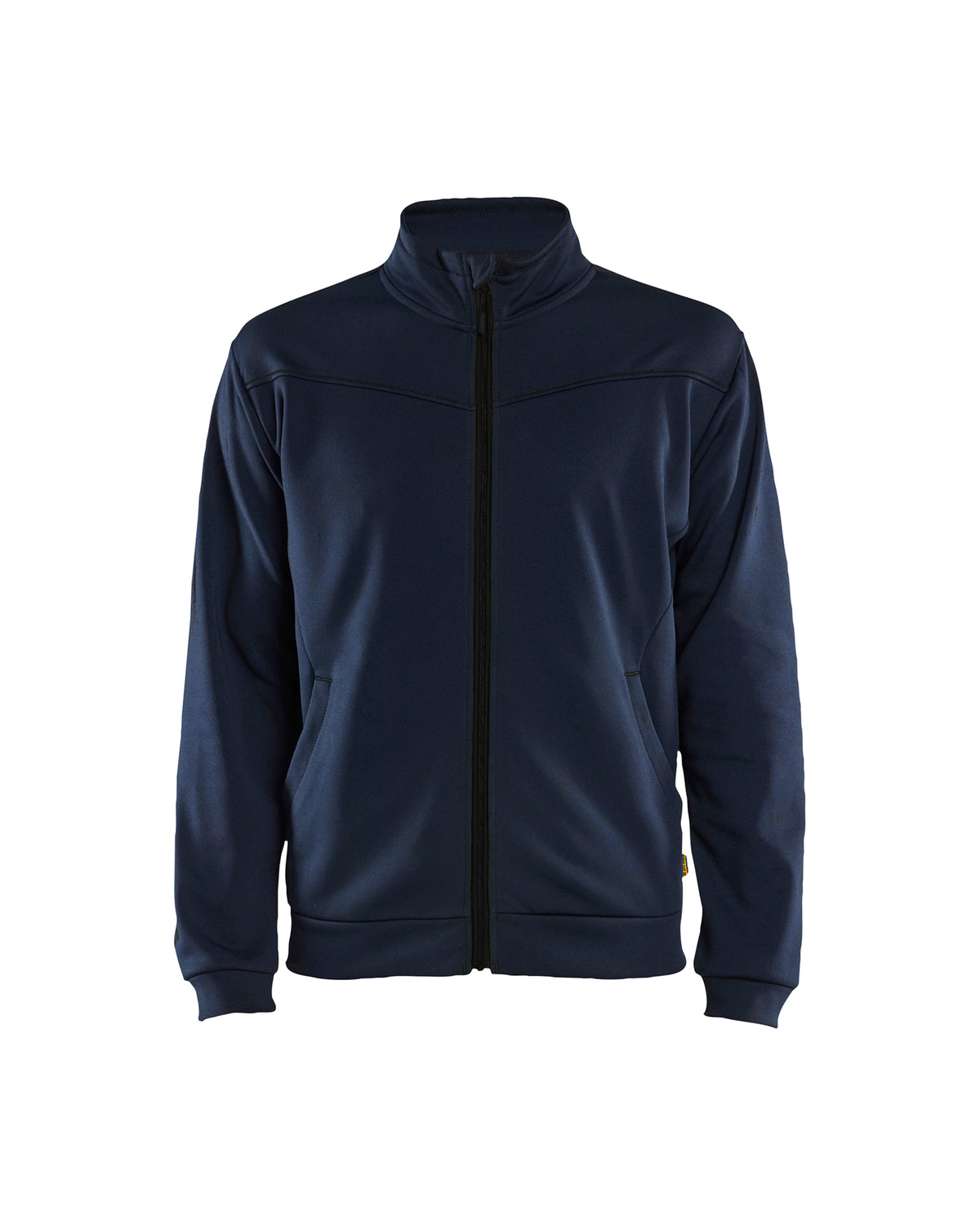 Sweatshirt met rits 3362 - Donker marineblauw/Zwart
