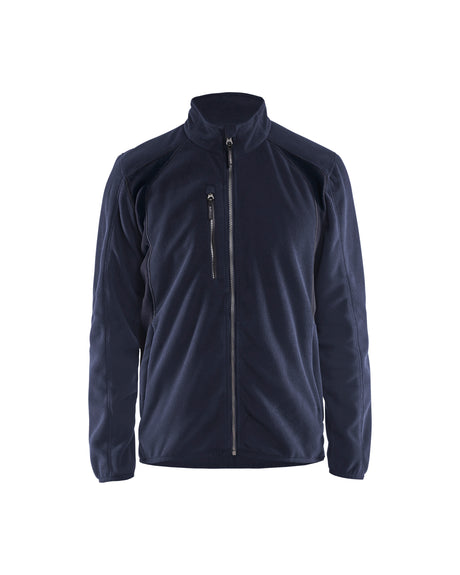 Fleecejack 4730 - Donker marineblauw/Zwart
