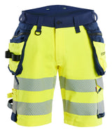 High-Visibility Short 1120 - High Vis Geel/Marineblauw