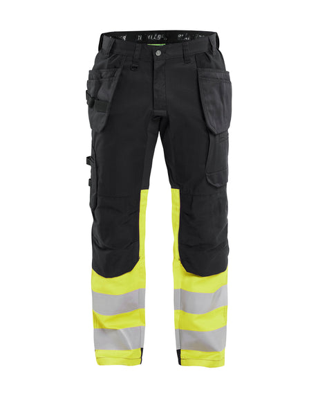 High-Visibility Werkbroek 1558 - Zwart/High Vis Geel