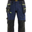 Piraatbroek STRIKER - Donker marineblauw/High Vis Geel