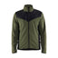 Gebreid Vest 5942 - Herfstgroen/Zwart