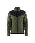 Gebreid Vest 5942 - Herfstgroen/Zwart