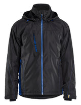 Lichtgewicht winterjas 4890 - zwart/korenblauw