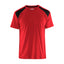 T-shirt Industrie 3379 - rood/zwart