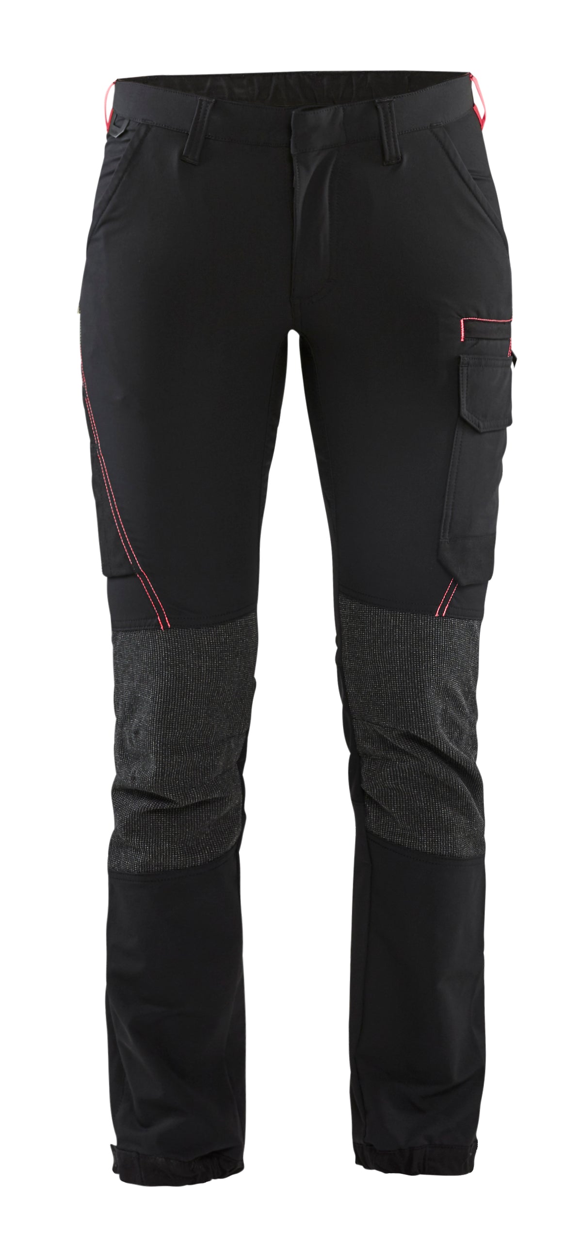 Service Werkbroek Dames 7122 - Zwart/Rood