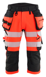 High-Visibility piraatbroek 1123 - High Vis Rood/Zwart