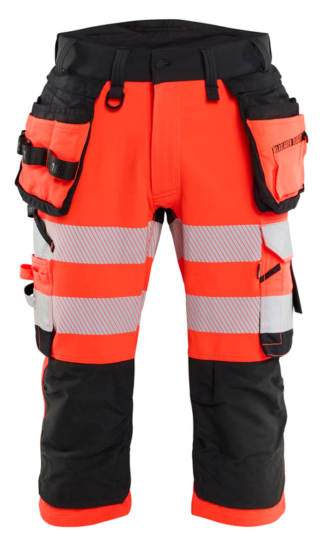 High-Visibility piraatbroek 1123 - High Vis Rood/Zwart