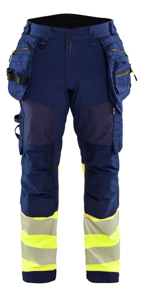 Werkbroek High-Visibility 1821 - Marine/High Vis Geel