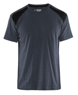 T-shirt Industrie 3379 - Donkergrijs/Zwart