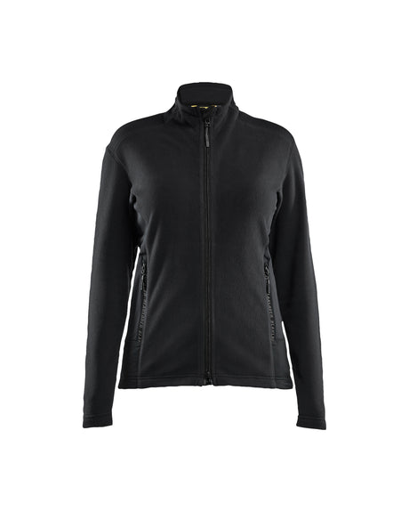 Microfleecevest Dames 4766 - Zwart/Medium grijs
