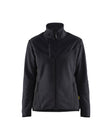 Gebreid Vest Dames 5943 - Donkergrijs/Zwart