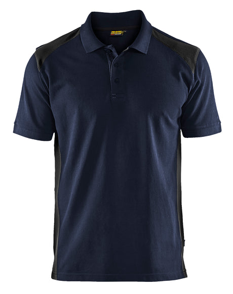 Poloshirt 3324 - Donker marineblauw/Zwart