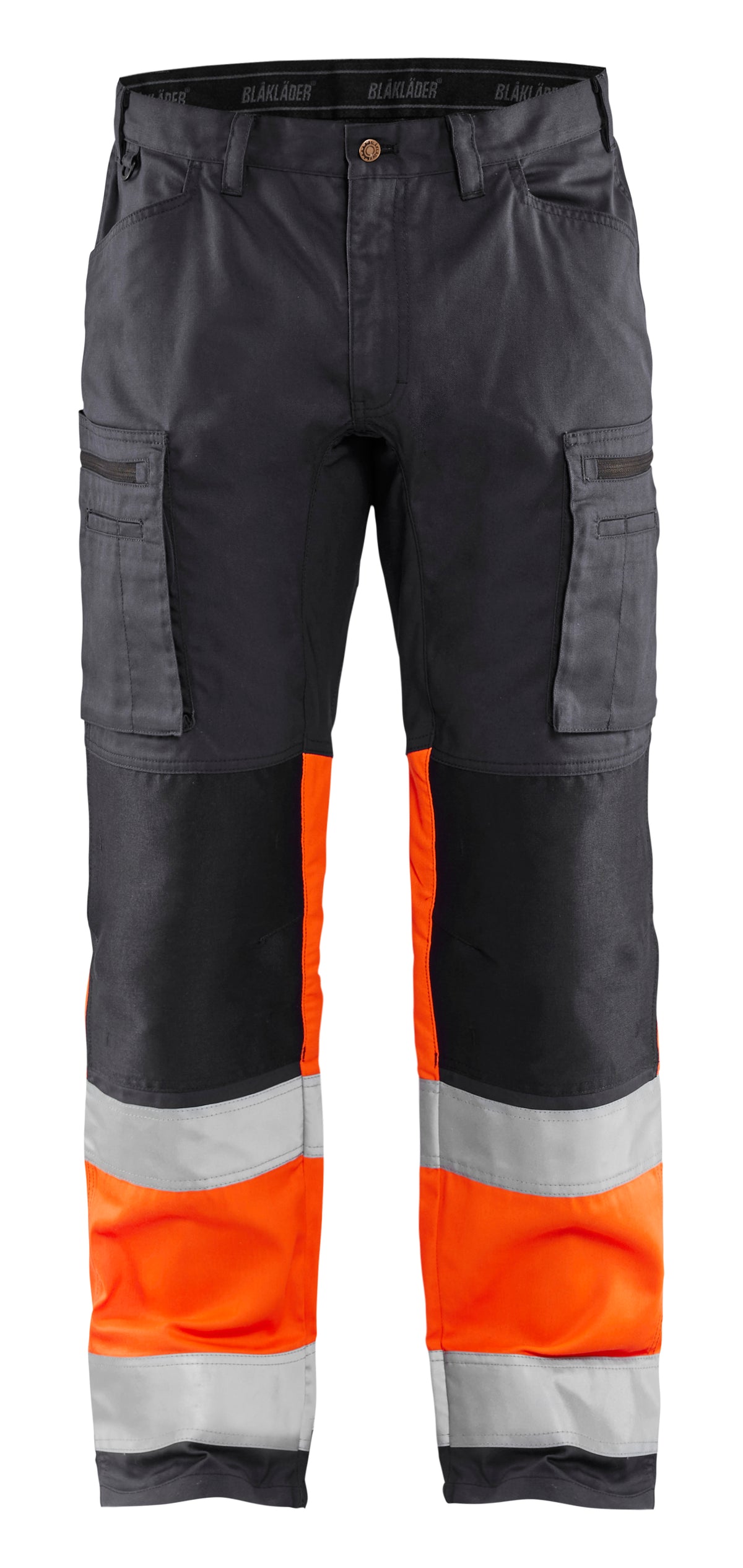 High-Visibility Werkbroek 1551 - Medium grijs/ High Vis Oranje
