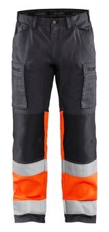 High-Visibility Werkbroek 1551 - Medium grijs/ High Vis Oranje