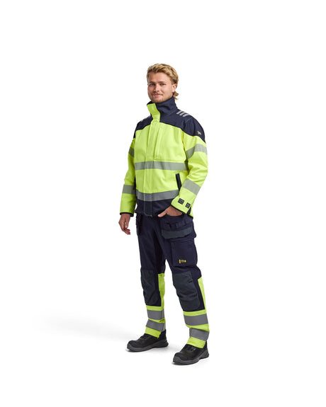 Softshelljack High-Visibility Multinorm Vlamvertragend 4948