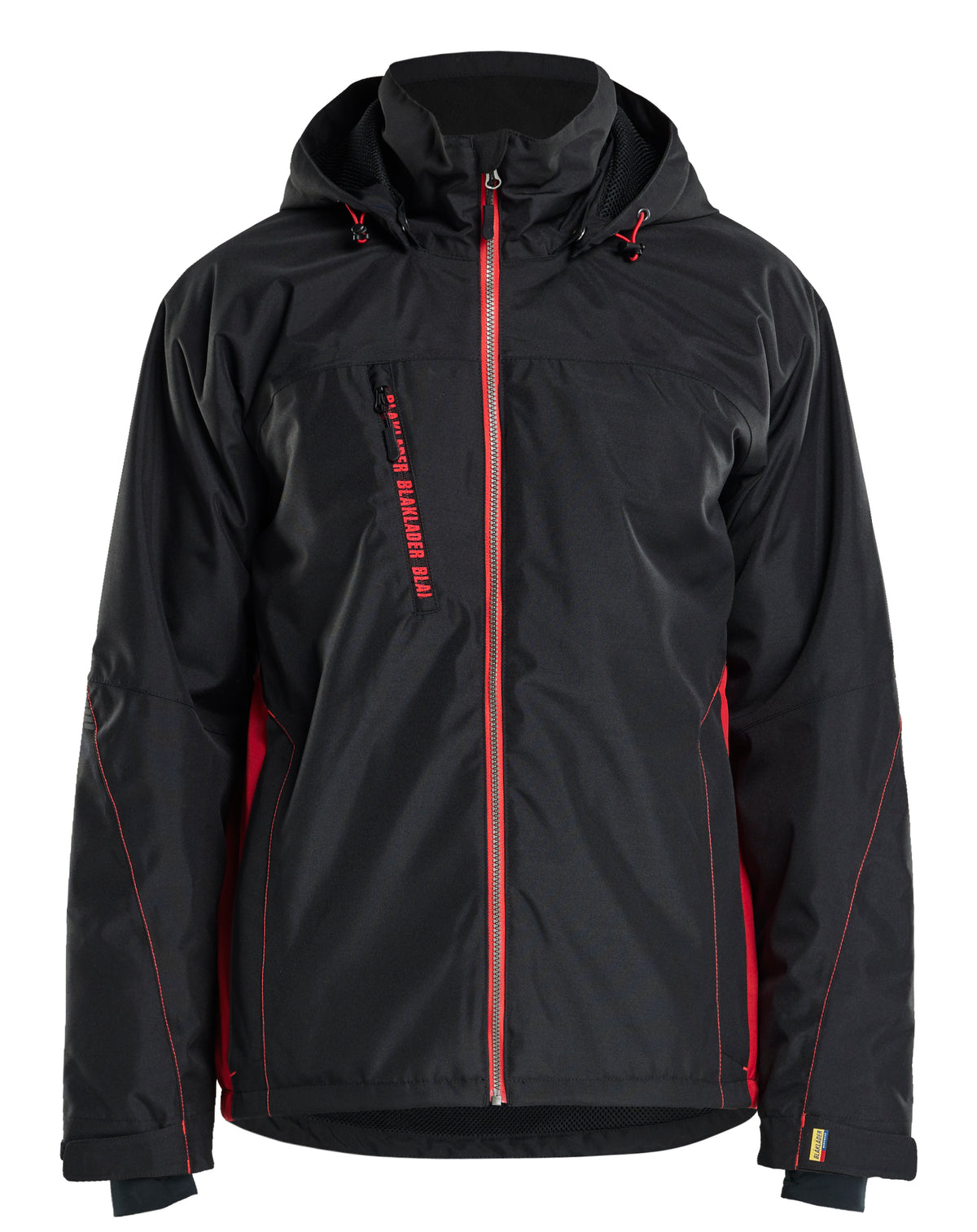 Lichtgewicht winterjas 4890 - Zwart/Rood