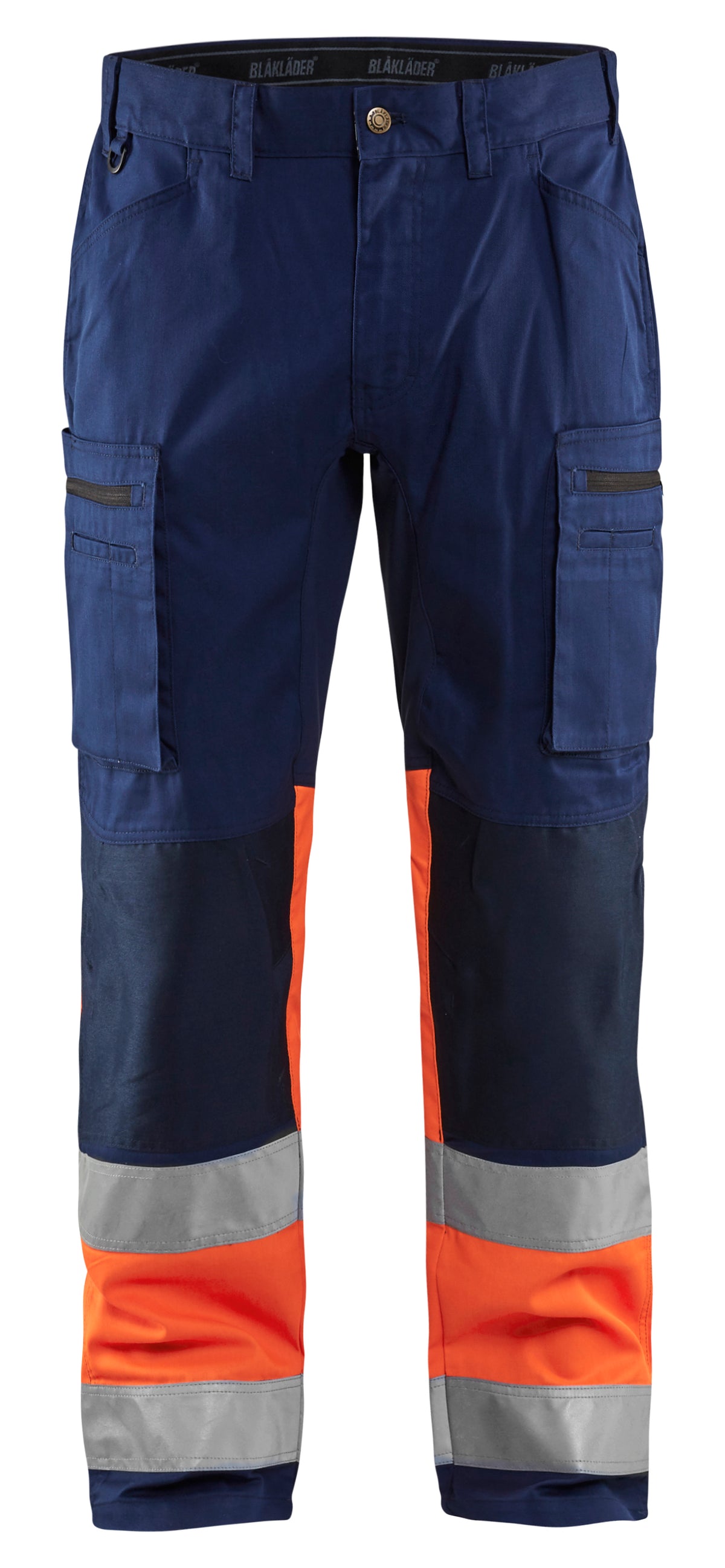 High-Visibility Werkbroek 1551 - Marineblauw/Oranje