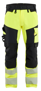 Werkbroek High-Visibility 1124 - High Vis Geel/Zwart