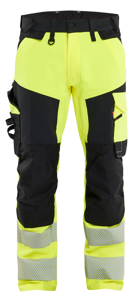 Werkbroek High-Visibility 1124 - High Vis Geel/Zwart
