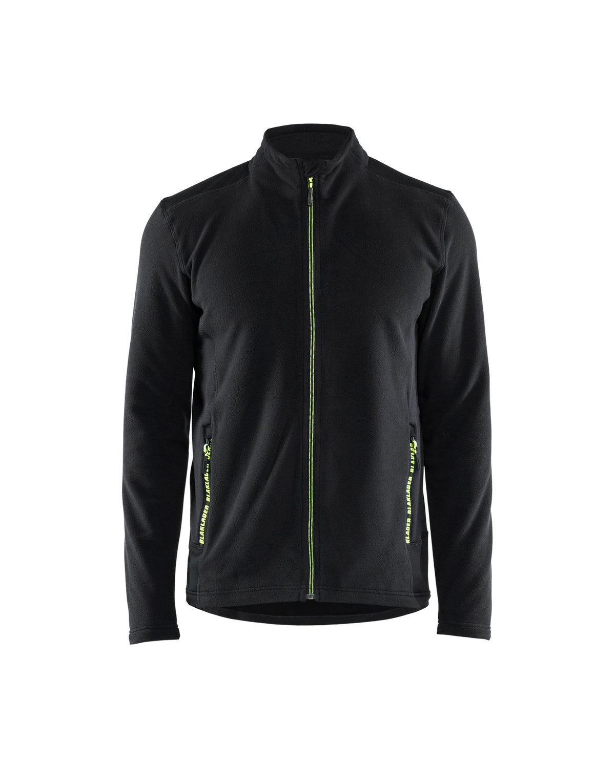 Microfleecevest 4765 - Zwart/High Vis Geel
