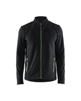 Microfleecevest 4765 - Zwart/High Vis Geel