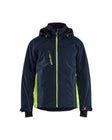 Lichtgewicht winterjas 4890 - Donker marineblauw/High Vis Geel