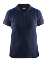 Poloshirt Dames 3390 - Marineblauw/Korenblauw