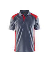Poloshirt 3324 - Grijs/Rood