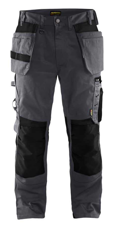 Werkbroek met gereedschapszakken 1555 - Medium grijs/Zwart