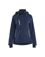 Shell Jack Dames 4403 - Donker marineblauw/High Vis Geel