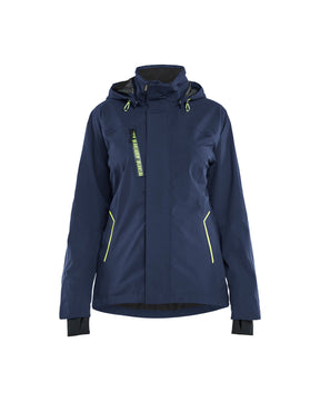 Shell Jack Dames 4403 - Donker marineblauw/High Vis Geel