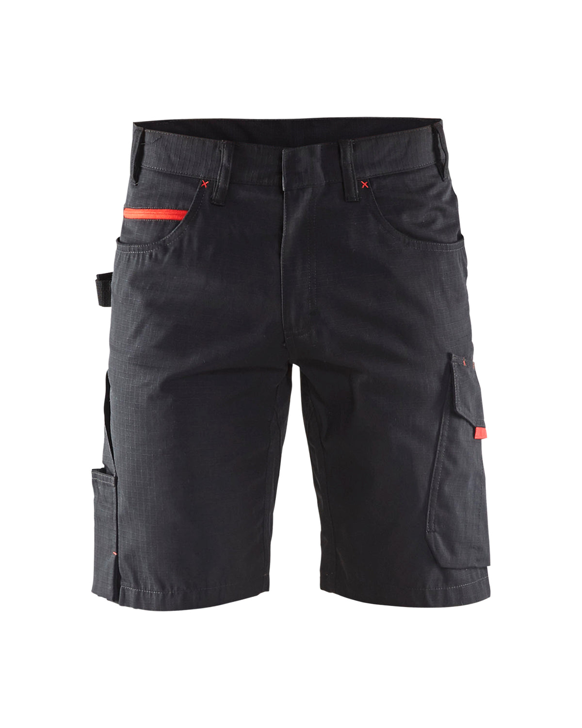 Korte Werkbroek 1499 - Zwart/Rood