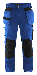 Werkbroek met gereedschapszakken 1555 - Korenblauw/Zwart